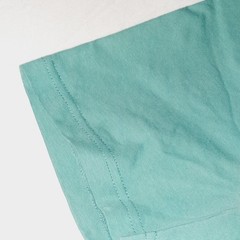PRADA T-Shirt [Mens L] Teal Embroidered Red Made In Italy CLEAN!