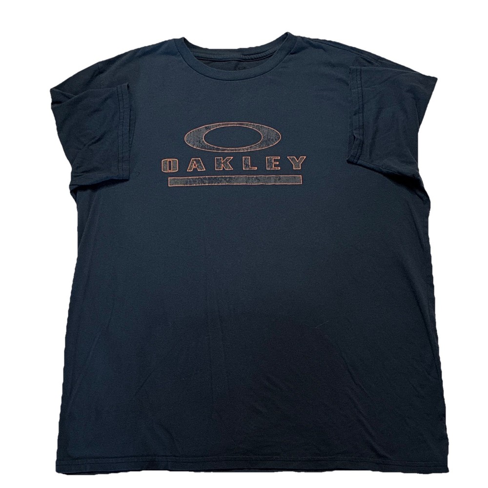 Oakley / Buckle Men’s Navy Logo Graphic Short Sleeve Cotton T-Shirt Size L