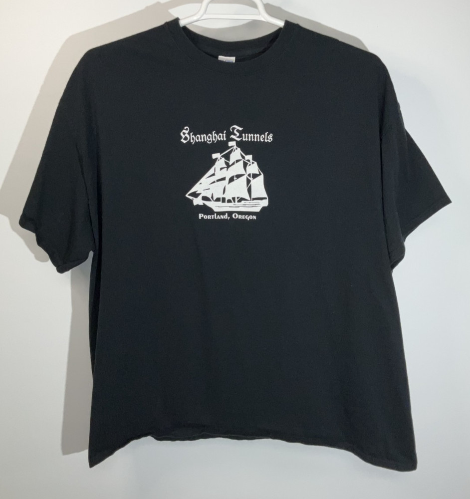 Shanghai Tunnels Short Sleeve T-Shirt Men’s 2XL Black