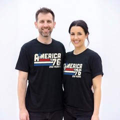 America 76 T-Shirt 250 Years US Independence Day 4th of July Patriotic Men Tee