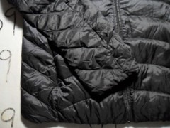 Medium Black Puffer Light Weight UNIQLO Brand Jacket