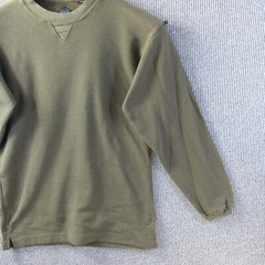 FRYDAY Club Shirt Mens XL Olive Drab Green Thermal Tab Accents Long Sleeve