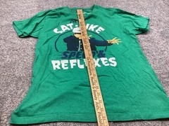 Tommy Boy T Shirt Mens Small Green I’ve Got Cat Like Speed Reflexes Graphic