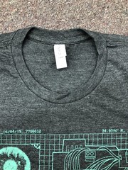 Bella + Canvas Unisex T Shirt Small Jersey Tee Shirt Blade Runner Gray