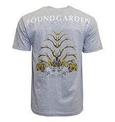 SOUND GARDEN KING ANIMAL TOUR MEN GRAY T SHIRT