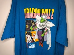Dragon Ball Z Bird Studio Blue Graphic SS Shirt Men Size 3XL