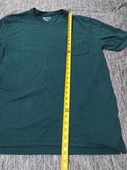 Duluth Longtail T-Shirt Mens Large Green 100% Cotton Crew Neck Short Sleeve