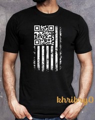 Funny QR Scan Me President Trump Dancing Code T-shirt