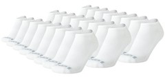 Mens Socks – Athletic Cushion Low Cut Socks 24 Pack, Size 6-12.5, White