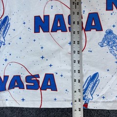 Chemistry NASA T-Shirt Men 2XL White Blue Astronaut Space Shuttle Graphic Cotton
