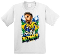 Neymar, Brazil Caricature Soccer 2026 T Shirt