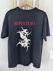 Vintage Sepultura Shirt Size L Rare Mexico Tour Soulfly Cavalera Conspiracy
