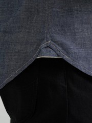 Lee 101 ’50s Western Shirt Men’s Size M Kaihara Japanese Selvedge Denim 7 oz.