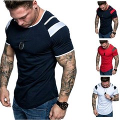 Camiseta De Manga Corta De Algodón Para Hombres Moda Casual Verano Elegante Lujo