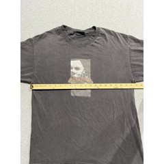 Vtg Serial Killer Michael Myers Halloween T-Shirt Faded Black Horror USA Made