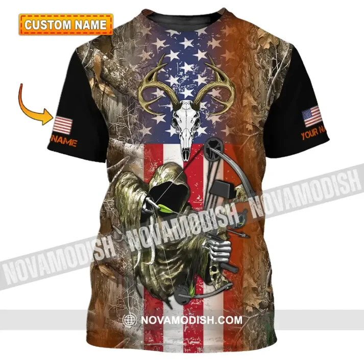 Unisex Shirt – Custom Name 3D Shirt – America Hunter BS1713