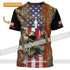 Unisex Shirt – Custom Name 3D Shirt – America Hunter BS1713