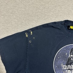 Star Wars Darth Vader Lives Is Forever Graphic Tee Thrashed Navy Mens Large