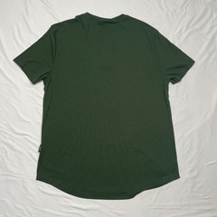 JMIERR Men’s XL Ribbed Shirts SET OF 2: Long Sleeve Grey & Short Sleeve Green