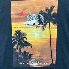 Streetwear Supply Super Max Heavy Cotton Black California Beach Shirt Size 4XL