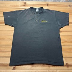 Vintage 90s Bicycle Specialties Minimalist Embroidered Henley Shirt USA – XL