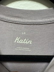 Katin large Men T-shirt Logo 100% Organic Cotton Lavender