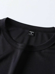 Camiseta de verano holgada, cómoda y ajustada, 100 % algodón, para hombre