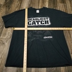 Deadliest Catch Alaska Black 2011 Discovery Channel Size XL Crab Boat