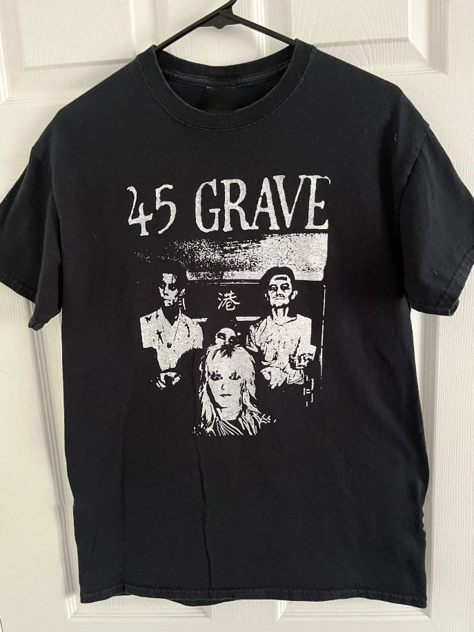 Rock 45 Grave Band Death Punk Black Unisex T-Shirt All Size S To 5XL MI163
