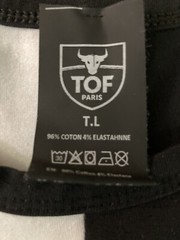 TOF PARIS 2 color shirt Rare