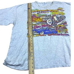 VTG Back To The 50s T Shirt Mens 2XL 2009 Car Show Hot Rod Graphic Y2K Minnesota
