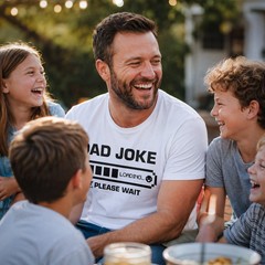 Dad Joke Loading T-Shirt | Funny Daddy Father’s Day Birthday Gift Fun Tee