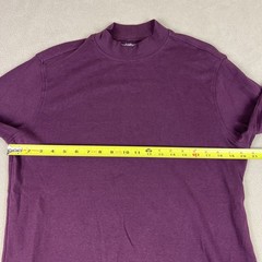Croft & Borrow Plum Long Sleeve Turtleneck, Heavy, Cotton. Men’s Sz M