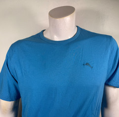 Tommy Bahama Short Sleeve Teal Blue Cotton T-shirt Medium Soft Feel Loose Fit
