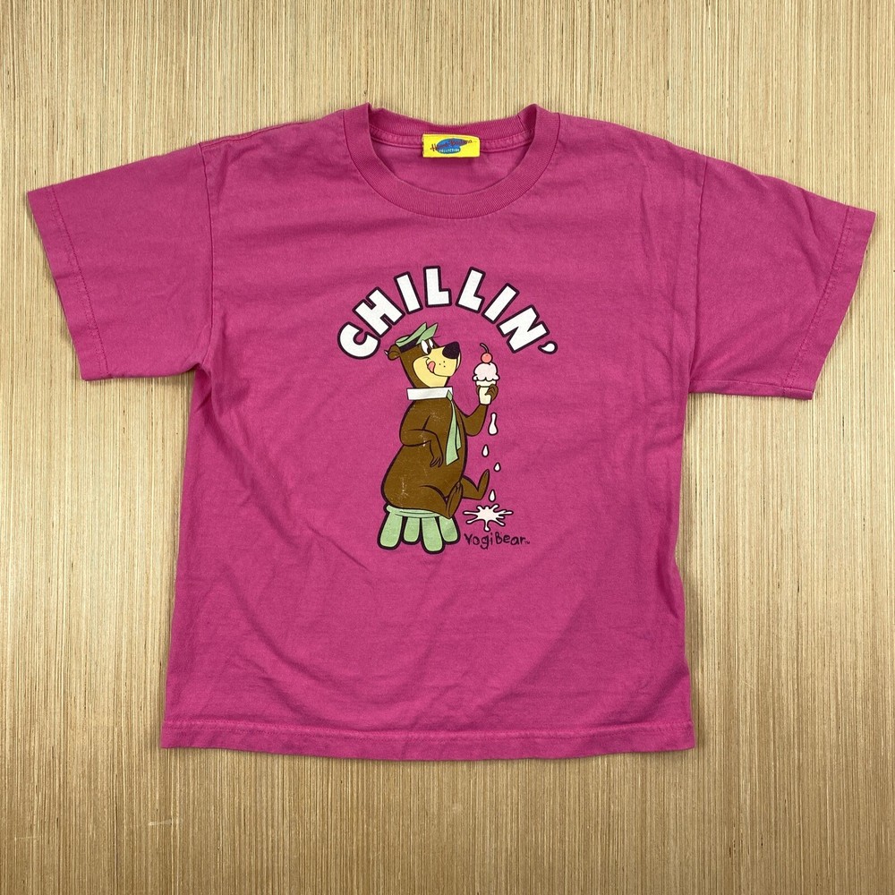 Hanna Barbera Collection Graphic T Shirt Mens X-Small Yogi Bear Chillin 90s Y2K