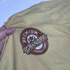 Crazy Shirt Graphic T, Combed Cotton, Premium Grandpa, Yellow, Male, XL