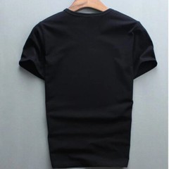 New Men Luxury Rhinestones Gothic Fashion Skull Black WhiteT-Shirt High Quality