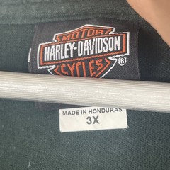 Harley Davidson Chandler Arizona Dealer Shirt 3XL Biker Green Short Sleeve