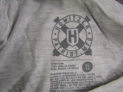 Howitzer Patriot Mens XL White T Shirt Military Veteran We The People America…