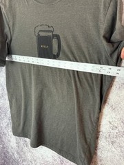 Prana T-Shirt Mens M Beer Belly Organic Cotton Journeyman Heater Gray Camp Hike