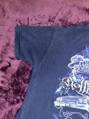 Vintage ODM Rollin Hard Lowrider Cholo Graphic Shirt-2XL-Y2K-Read-La Raza-2002