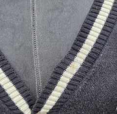 Mihara Yasuhiro 11SS Damage Processing Tiger Knit Cardigan Sz M L G2U