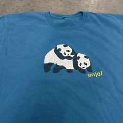Vintage 2000s Enjoi Skateboards Panda Logo Skater Tee T-shirt Y2k