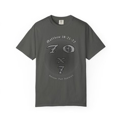 Matthew 18:21-22 Forgiveness Christian T-Shirt | Seventy Times Seven Bible