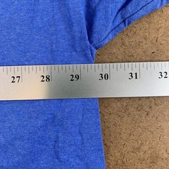 Port & Company Core Cotton Men’s 4XL Blue Heather Short Sleeve Crew Neck Tee New
