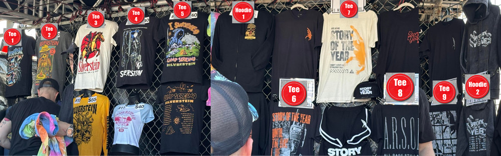 Story of the Year & Silverstein CAMP SCREAMO TOUR 2026 Merch Tee T-shirt Reprint