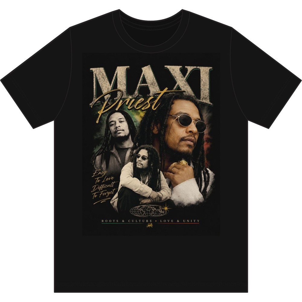 Maxi Priest Portrait T-Shirt | Reggae Music Graphic Tee
