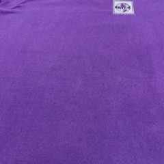 Vintage Eddie Bauer EBTEK T Shirt Mens Large Purple Printed Logo