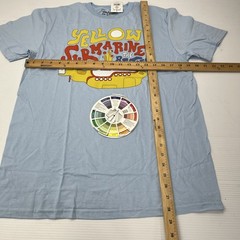 The Beatles Yellow Submarine T-Shirt Mens M Sky Blue NEW Graphic Tee 2MBY093