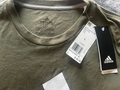 Adidas The Go-To Tee Men’s XL Olive – Logo Graphic T-Shirt -Large